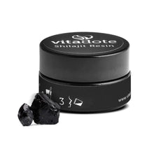Load image into Gallery viewer, Vitadote Pure Shilajit Resin 30g jar with raw shilajit resin